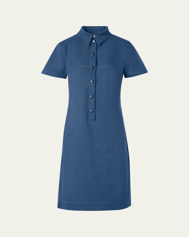 Denim Polo Dress